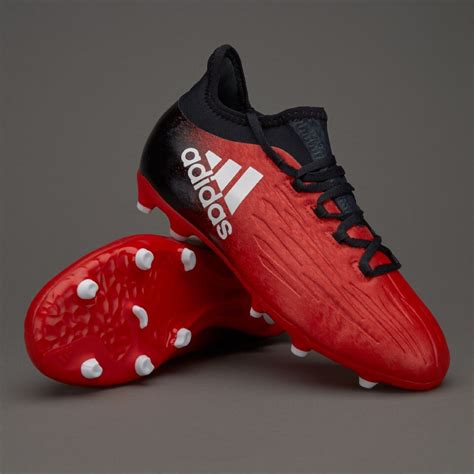 adidas x 16.1 rood zwart|adidas X 16.1 FG Soccer Cleats (Red/White/Core Black).